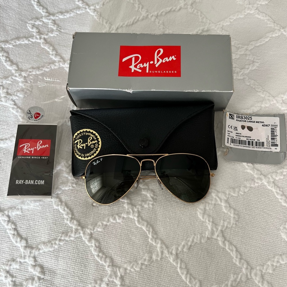 Ray Ban RB3025 Aviator Classic Gold G15 Polarized